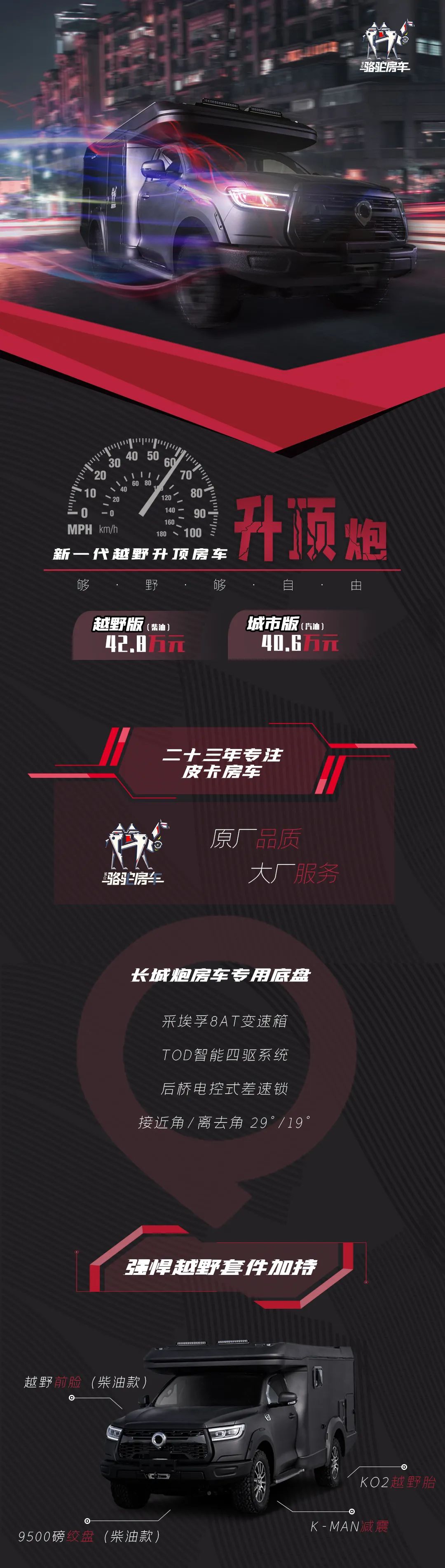 駱駝房車升頂炮正式發(fā)布！